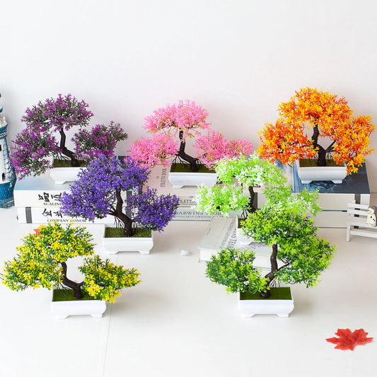Artificial Bonsai Tree – Decorative Plastic Plant for Home, Table & Garden | Futahome No-Maintenance Greenery